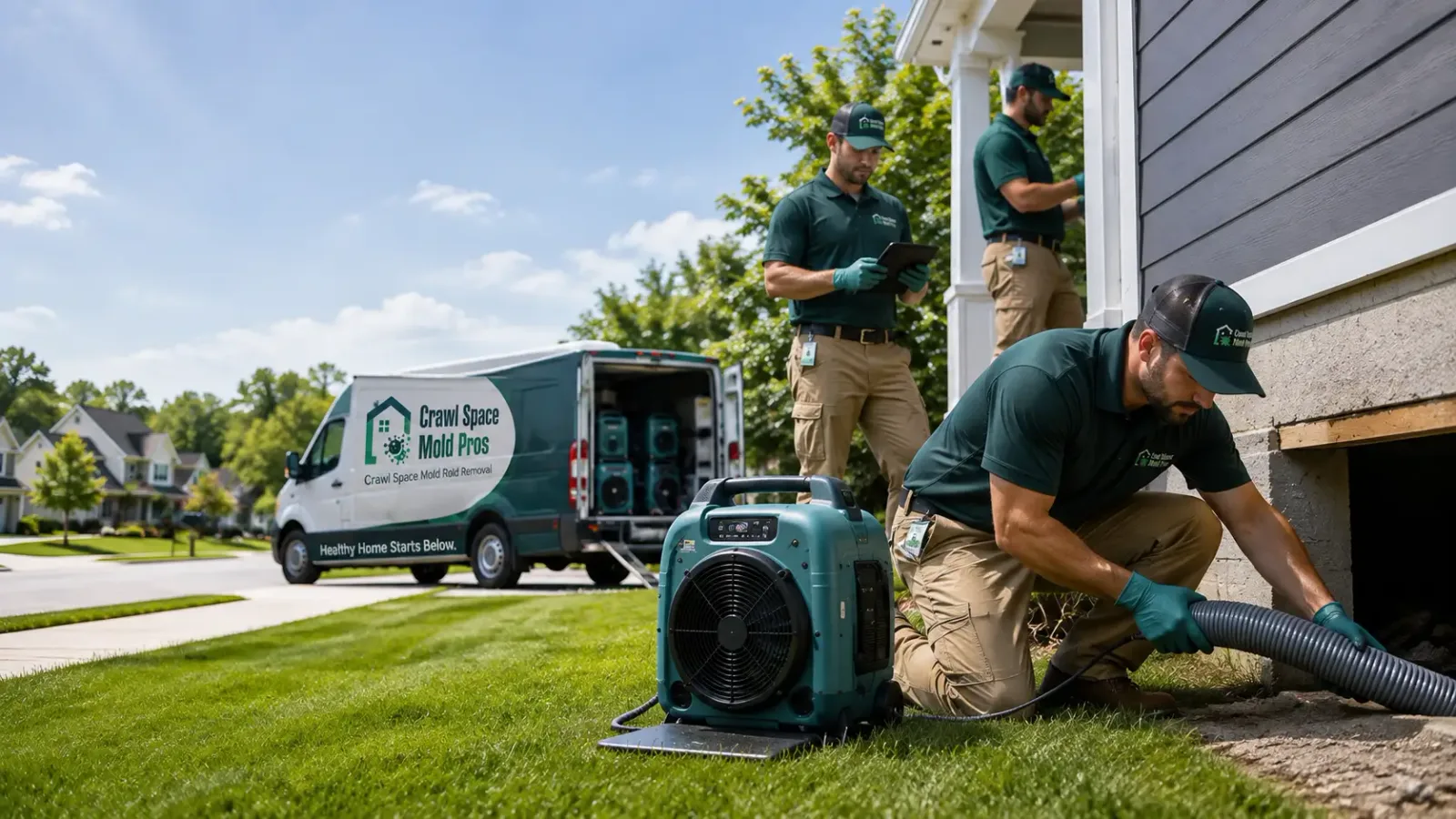 Crawl Space Mold Removal in Hope, ID